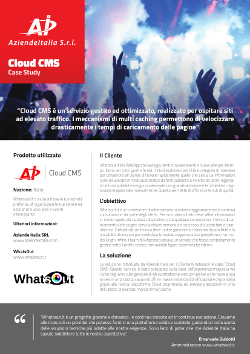 Case Study: Cloud CMS, whatsout.it