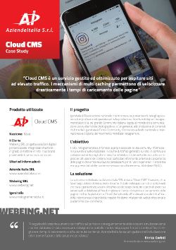 Case Study: Cloud CMS, Webeing SRL