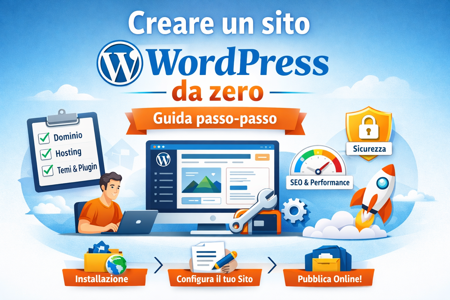 Creare un sito WordPress da zero: guida passo passo