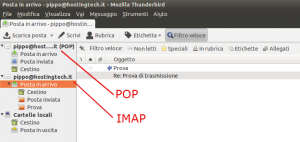 Sincronizzazione IMAP versus POP